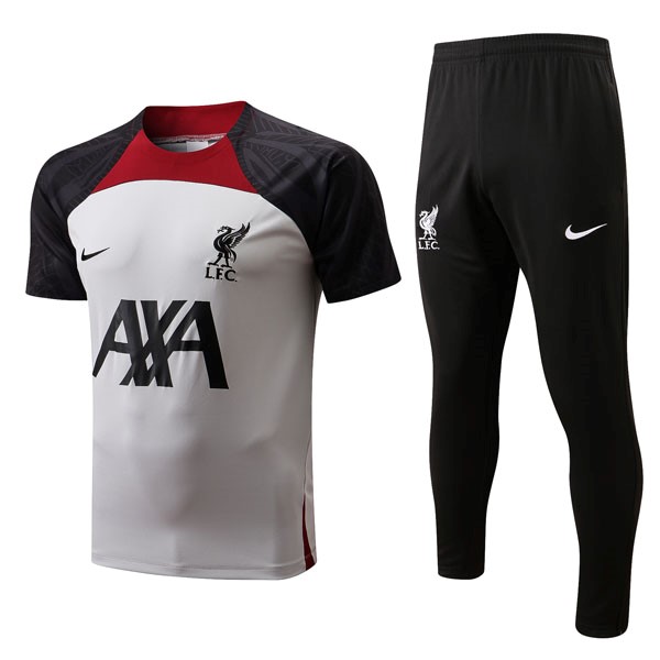 Trikot Liverpool Komplett-Set 2022-23 Weiß